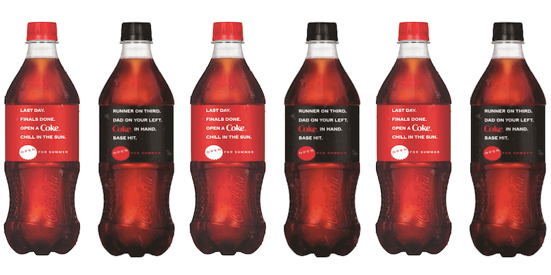 coke bottles